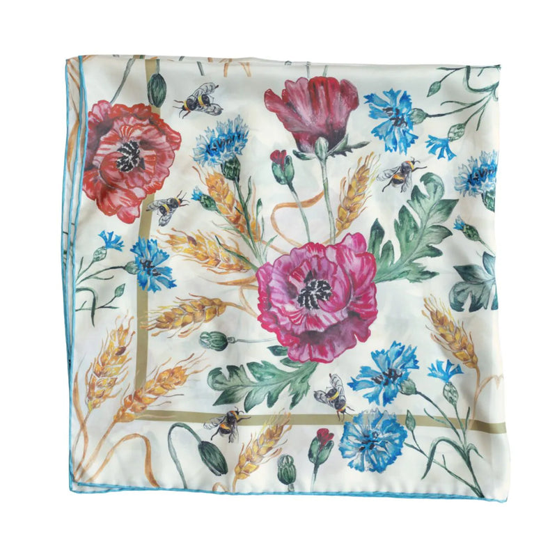 SÜDAMEGA EESTILE SILK SCARF