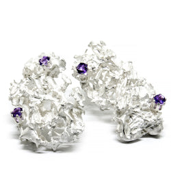 Earrings "Mossi" with Amethysts - Ehestu's Special Edition