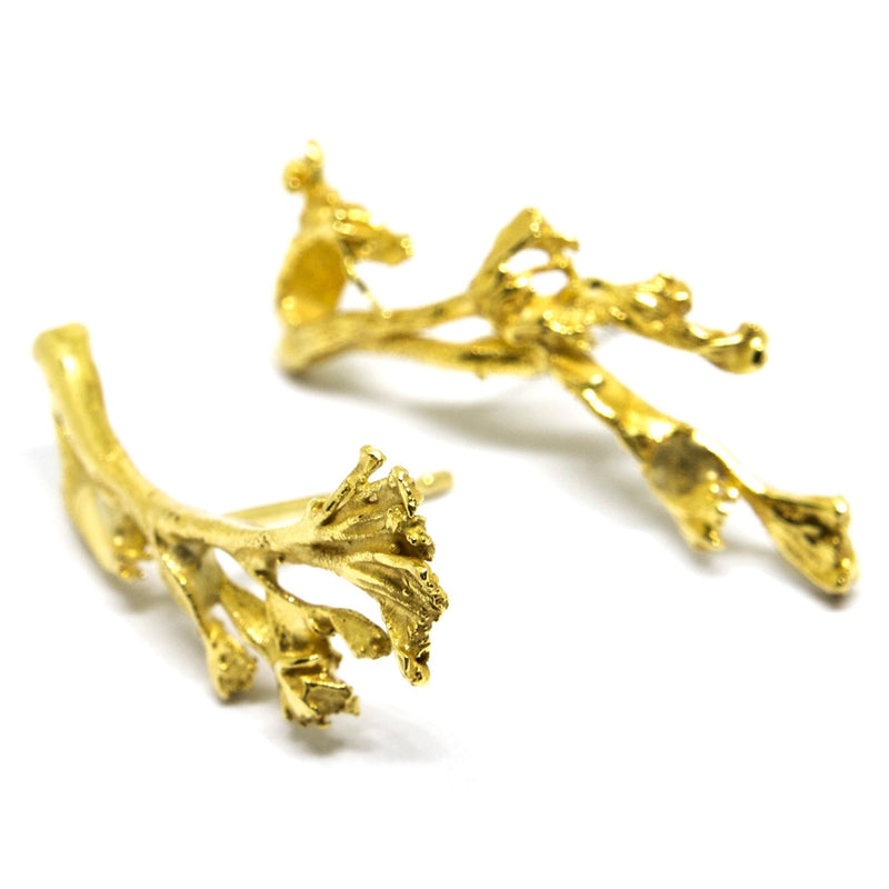 Gold earrings "MOSSI"