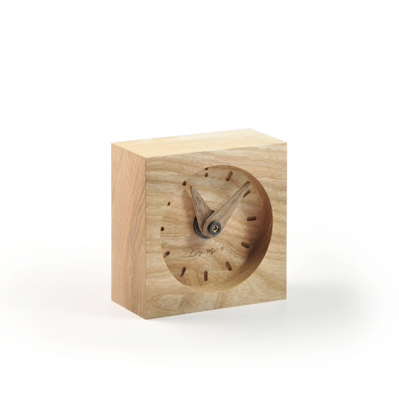 Wooden Desk Clock "Ash"