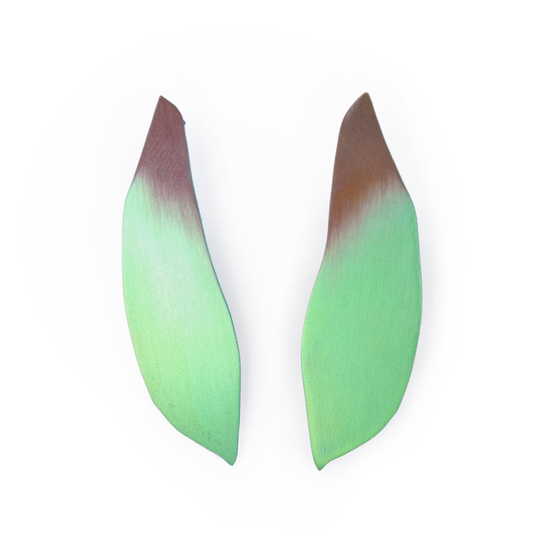 Folio Earrings "Green"