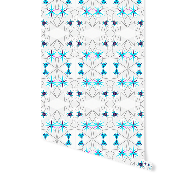 Wallpaper "Nordic Stars Blue"