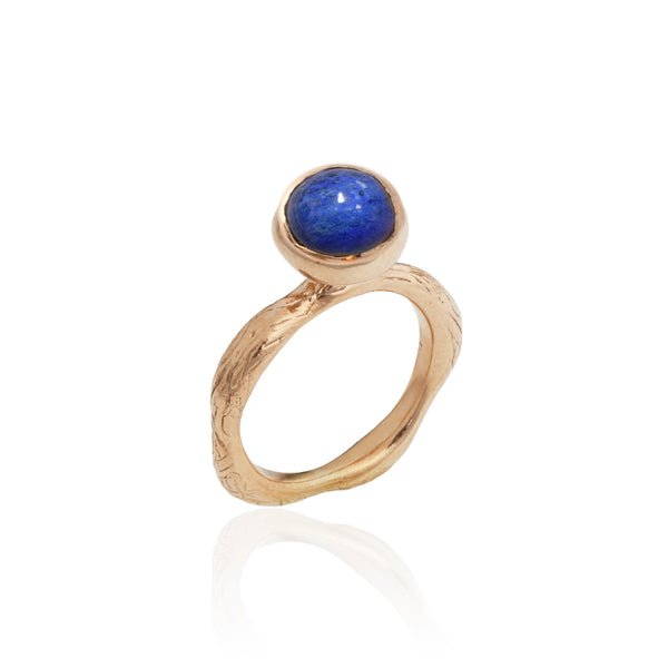 Blossom Bud Ring "Lapis Lazuli"