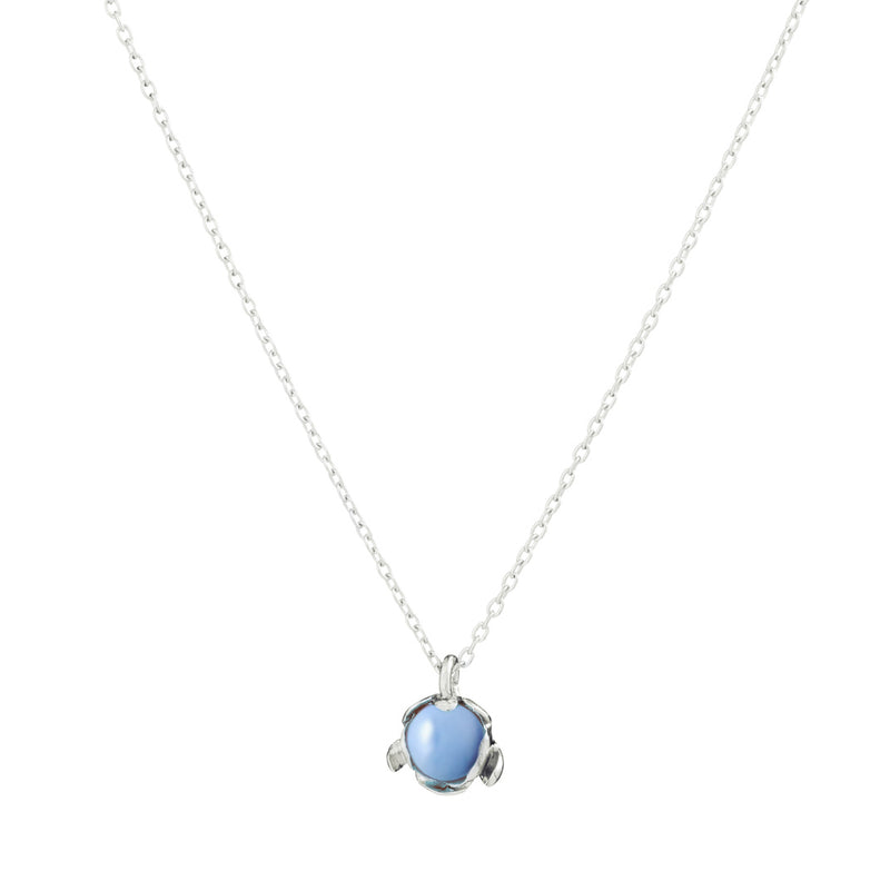Blossom Necklace "Blue Peruvian Opal"