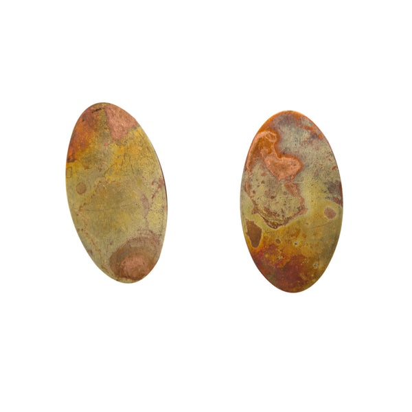 Two Cents Earrings "Bright Patterned Light" M