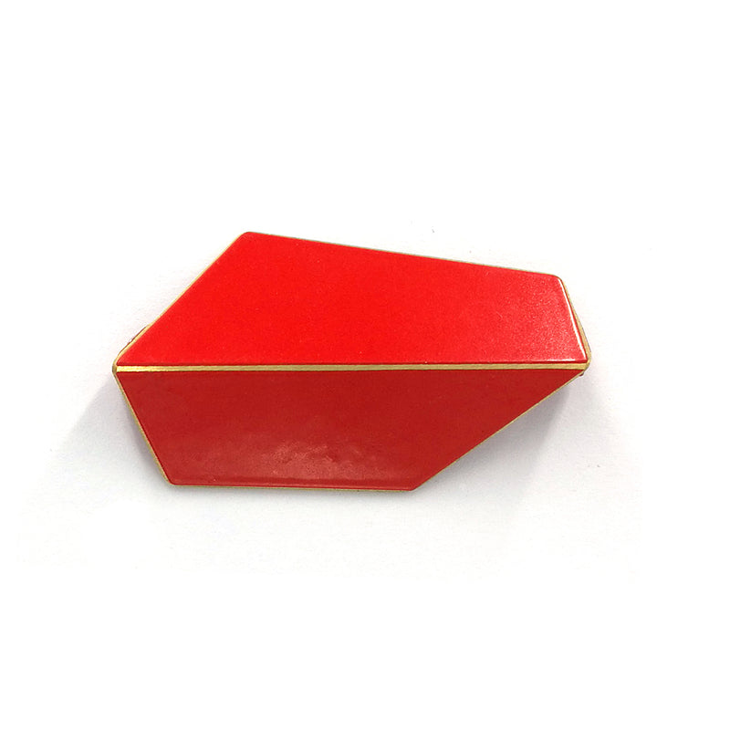 Folded Brooch "Red"