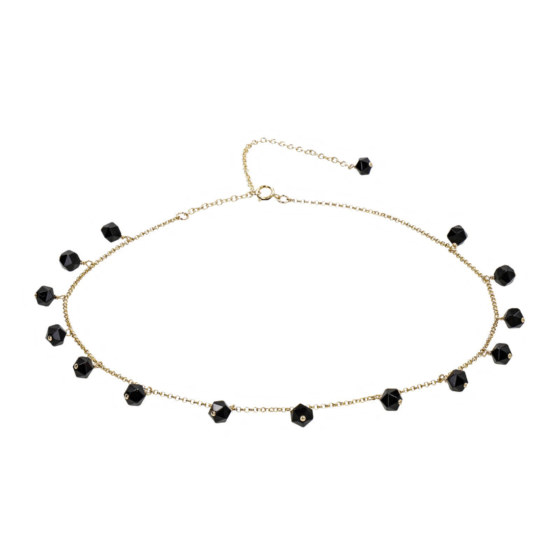 Choker Necklace Coco "Onyx"