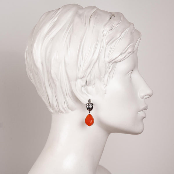 Neffi Maple Scarab Earrings