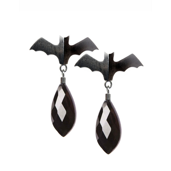 Dreamy Dark Bat Earrings