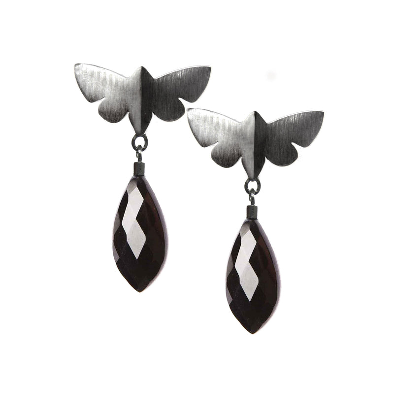 Dreamy Dark Butterfly Earrings