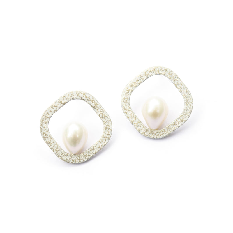 Drift Earrings "Polar" White Gold