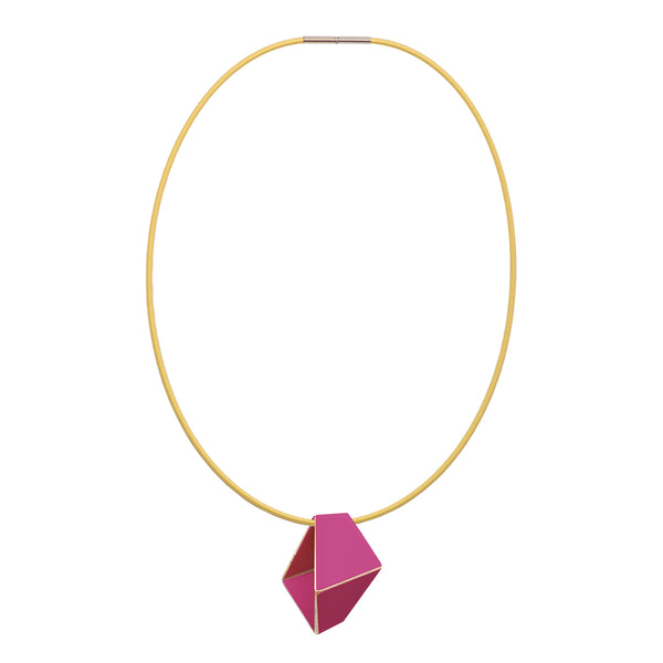 Folded Necklace "Traffic Purple"