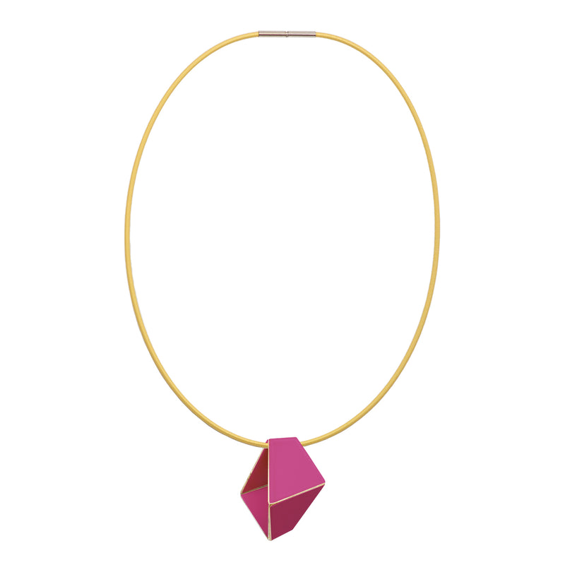 Folded Necklace "Traffic Purple"