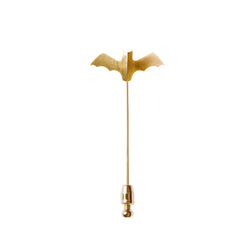 Gold Bat Lapel Pin