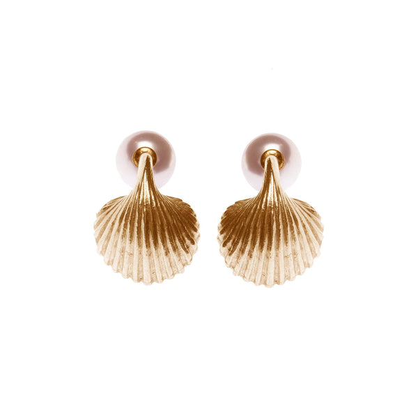 VENUS Earrings "Gold Venus Pearl"