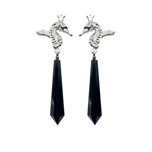 HIPPO COUTURE Earrings "Black Hippo"