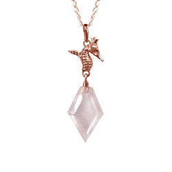 Hippo Crystal Pink Pendant