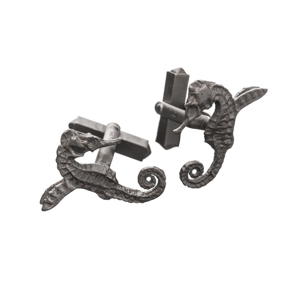 HIPPO COUTURE Cufflinks "Hippocamp Dark"