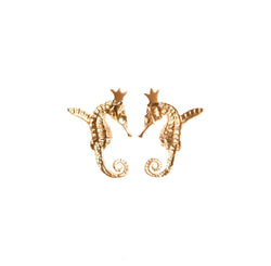 HIPPO COUTURE Earrings "Hippocamp Gold"
