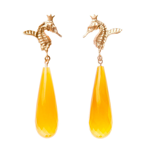 HIPPO COUTURE Earrings "Honey Hippo"