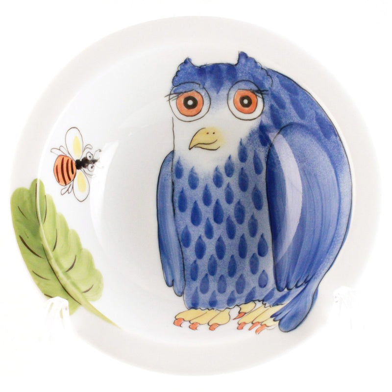 Small Bowl "Blue Owl"