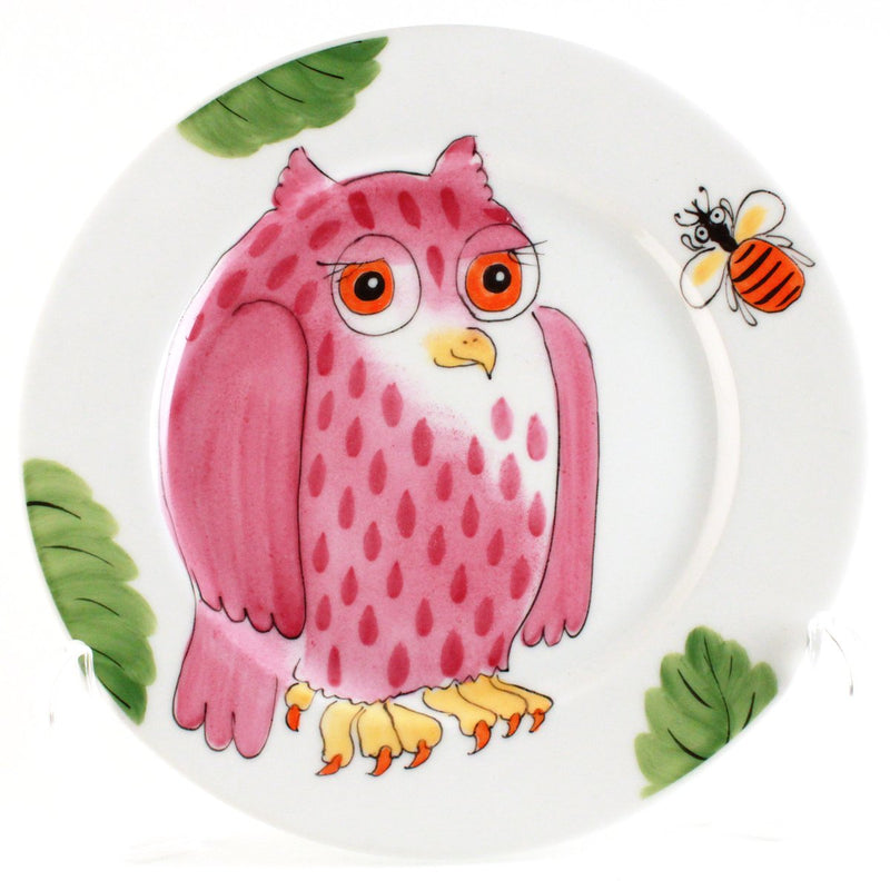 Plate "Pink Owl"