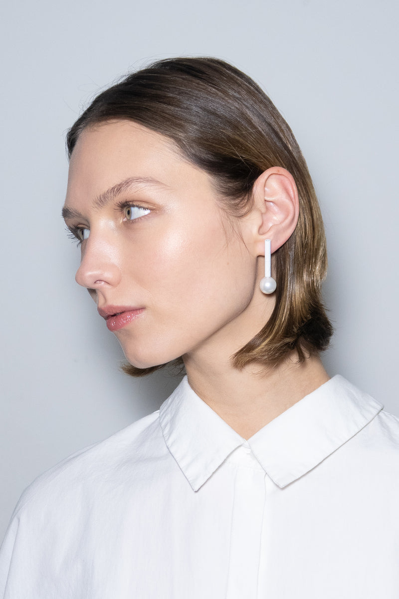 UniLine Mega Earrings "White"