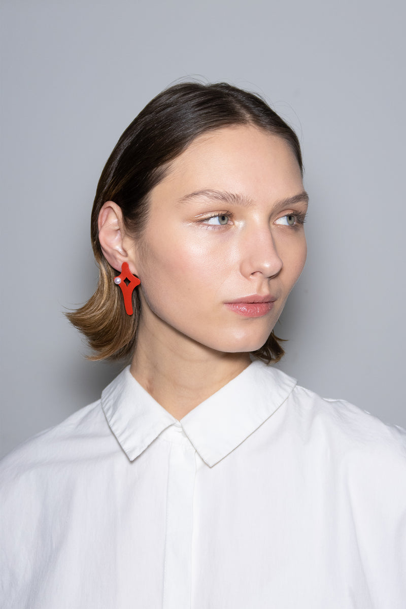 LongStar Earrings "Red"