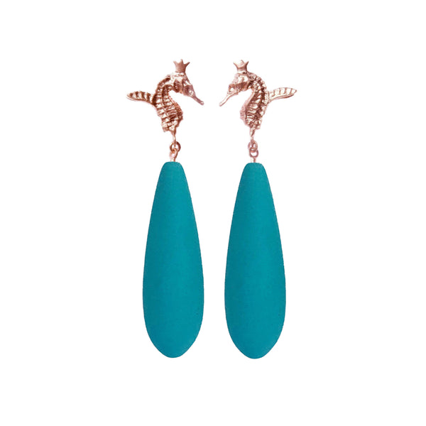 HIPPO COUTURE Earrings "Monsoon Hippo"