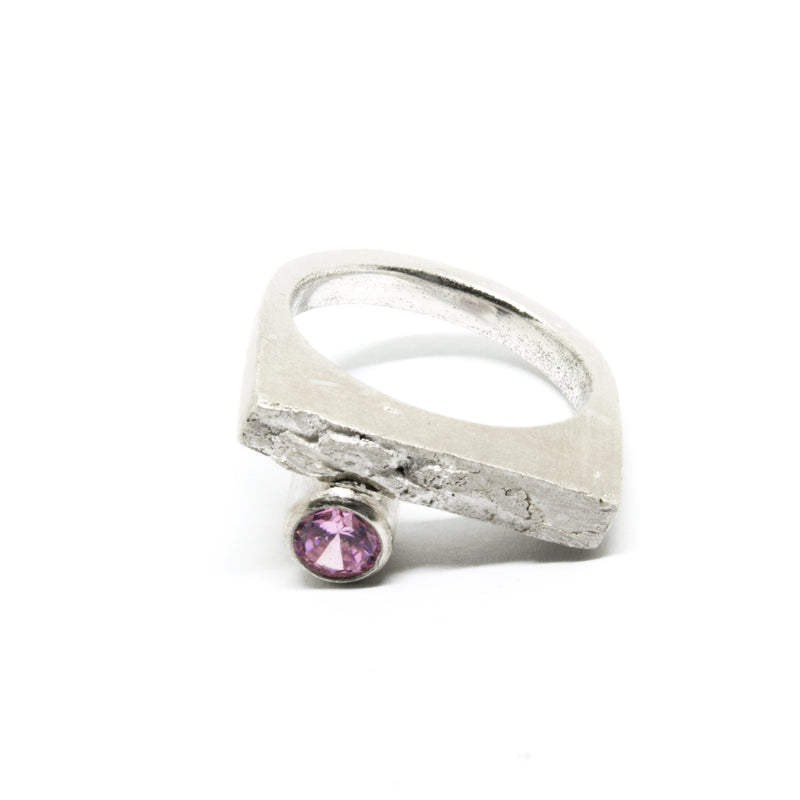 Ring "KÕIV" with Cubic Zirconia