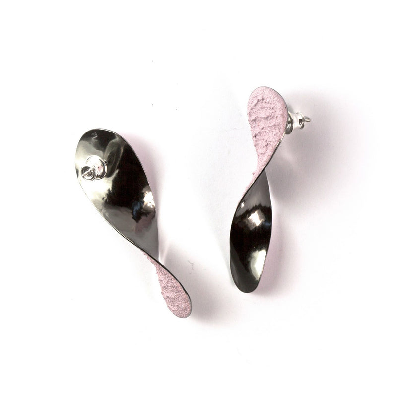 Shades Rounded Earrings "Dummy Pink"