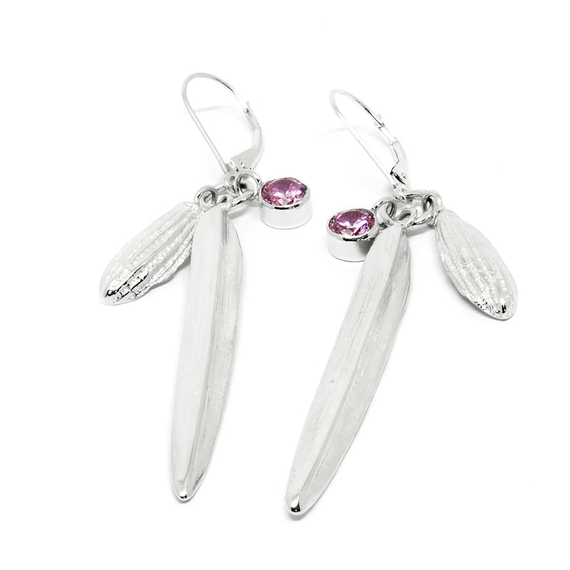 SPRING Earrings with Cubic Zirconia