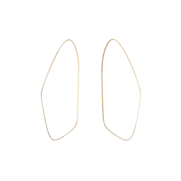 Leaves Small Earrings "Signal White"