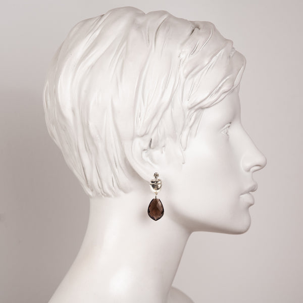 Neffi Oak Scarab Earrings