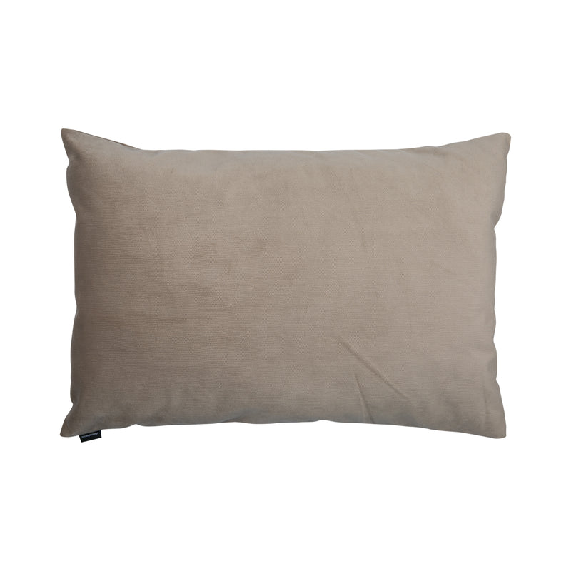 Velvet Trio Midi Decorative Pillow "Velvet Brown/Beige"