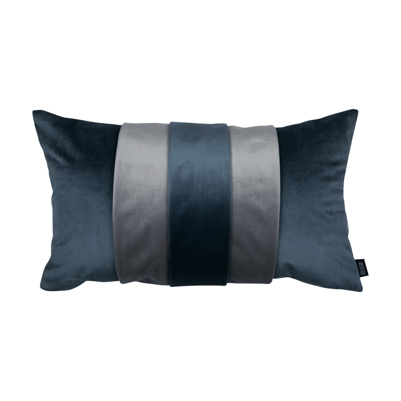 Velvet Trio Mini Decorative Pillow "Velvet Dark Gray"