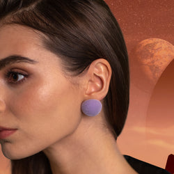 Plüsch Earrings "Lilac" M
