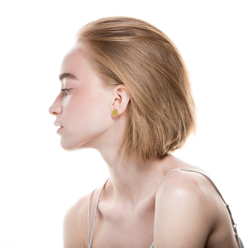 Earrings Mini "Pearl Gold"