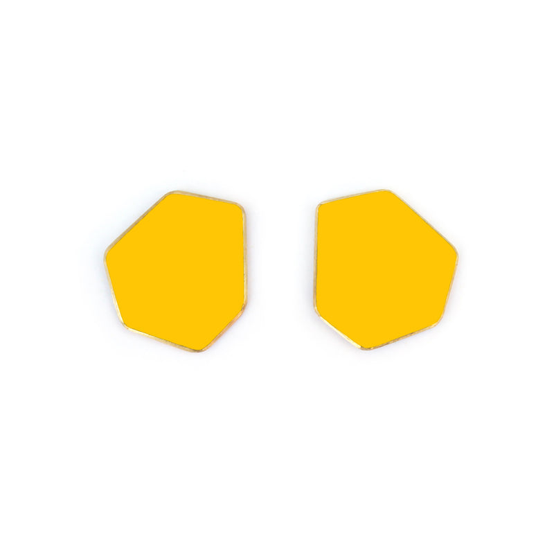 Earrings Mini "Traffic Yellow"