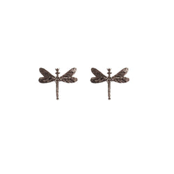 Dark Dragonfly Earrings