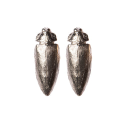 Dark Beetle Earrings "NEFFI"