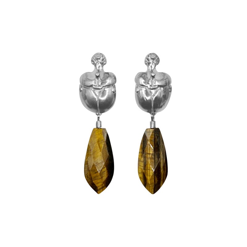 Poppy Scarab Earrings "NEFFI"