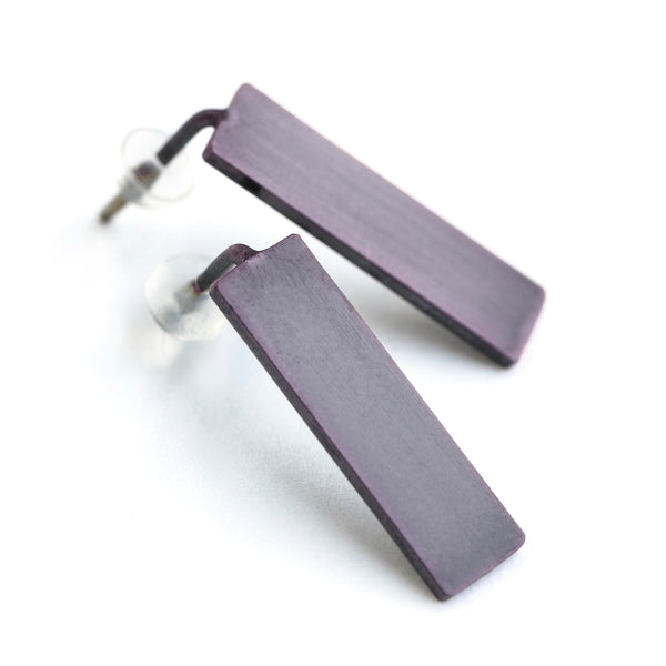 Earrings "Corner Purple"