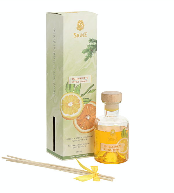 Natural Aromatherapy Reed Diffuser Citrus Forest