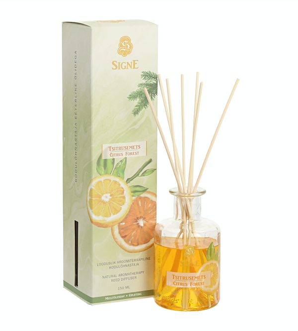 Natural Aromatherapy Reed Diffuser Citrus Forest