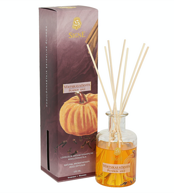 Natural Aromatherapy Reed Diffuser Pumkin Spice