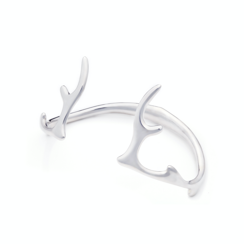ANTLERS Bangle Silver