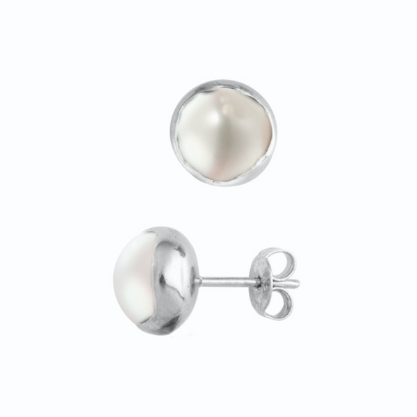 Blossom Bud Earrings with Pearls