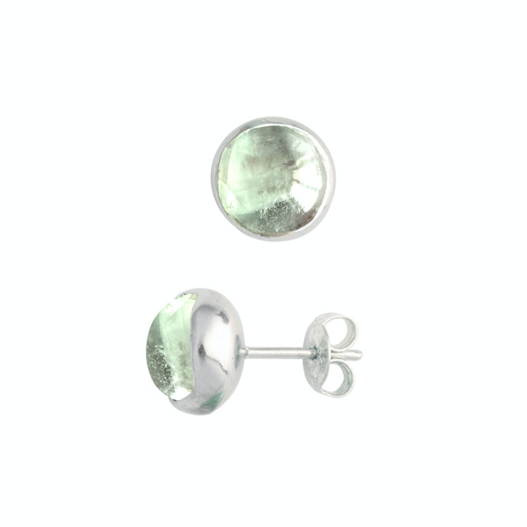 Blossom Bud Earrings with Fluorite - HYRV – Ehestu