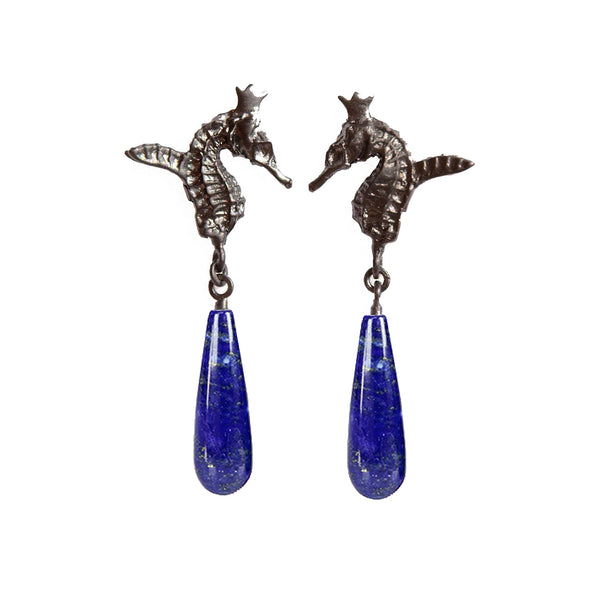 HIPPO COUTURE Earrings "Shadowy Hippo"